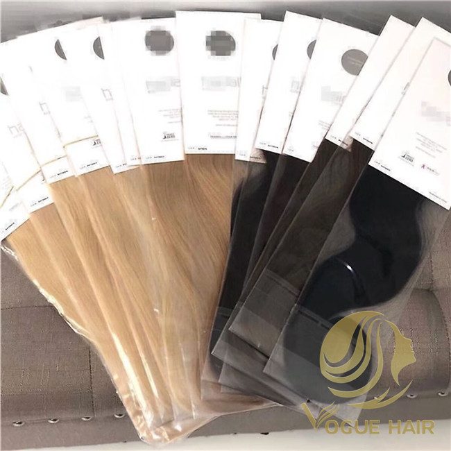 hair extension bags packaging