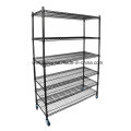 Epoxy Black Commercial Heavy Duty Einstellbare Metall Wire Storage Shelf