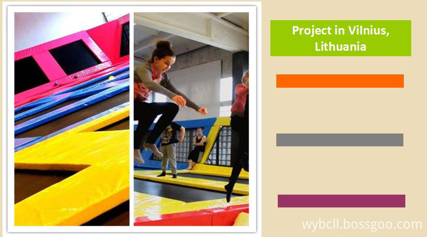 Projects of flight trampoline park