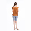 Blouse Classic Style Silk Short Sleeve Relaxed T-Shirt