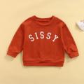 Children's Sweatshirt Top Letter Print Long Sleeve Jacket