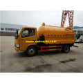 2500L 130HP Sewer Vakuum Trucks