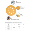 Aluminum Oxide Gold Abrasive Sanding Paper Discs