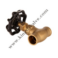 Black manuel brass stop valve KS-5120