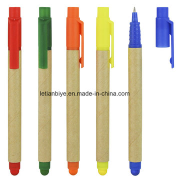 Multifuncional Eco-Friendly Paper Ball Pen com caneta (LT-C815)