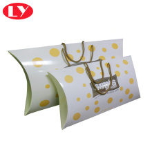 Caja de almohada de envasado de ropa para bebés con mango