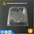 Plastic Heart Shape Chocolate Package Tray