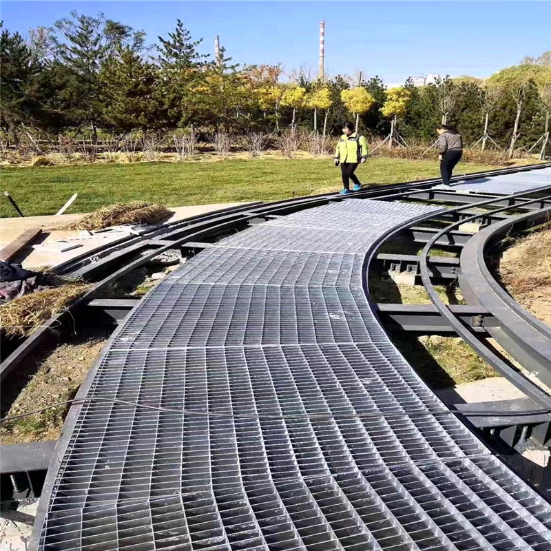 Steel Grate Walkway