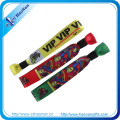 Bracelet fait sur commande d&#39;impression de sublimation de festival avec le code barres