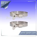 Stainless steel handle hose clamp