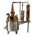 Red copper pot still distillation