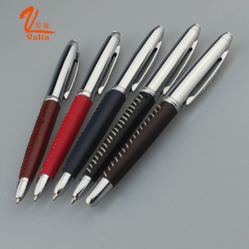 Металлическая компания Logo Ручка плотная кожаная ручка на продажу
