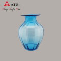 ATO Blue Nordic simple Glass Vase Ornament Vases