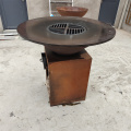 Backyard Home Corten Steel BBQ Grill