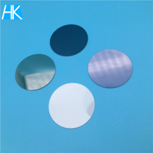 mirror polished blue green zirconia ceramic wafer disc