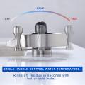 Gagal Brushed Nickel Hot And Cold Glass Rinser