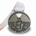 Custom zinc alloy race medals enamel color