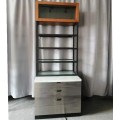 Holz-Acryl-Rack-Display-Regal Kosmetisches Display-Rack