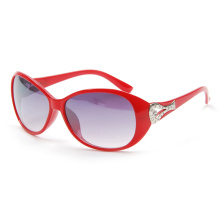 Lunettes de soleil féminines rouge