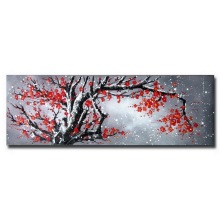 Decorative Handpainted Modern Flower Oil Painting