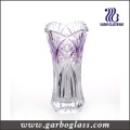 Vaso de cristal violeta de la característica común