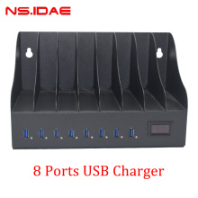 8-Port USB Smart Charging Station