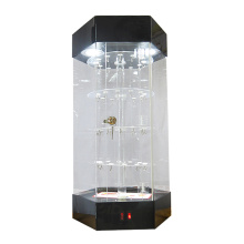 Éclairage LED acrylique transparent armoire de support d&#39;affichage