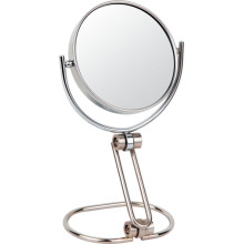 Métal Chrome mirroir de maquillage