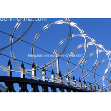 Hot-DIP Galvanized Concertina Razor Barbed Wire (HPZS6008)