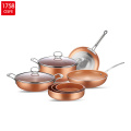 Non-stick Coating Aluminum Copper Cookware Set