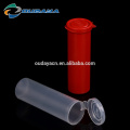 Botellas de plástico con tubo de embalaje con tapa abatible
