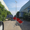 9 Meter Mobile Trailer Solar Solar CCTV -Kamera