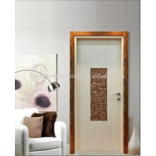 NEW ARRIVAL Special Design Lacquered interior Door with Wooden Mold