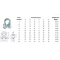 Din 741 Steel Wire Rope Clamp Clips