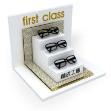 First Class White Acrylic Eyeglass Display, Acrylic Glass Display Holder