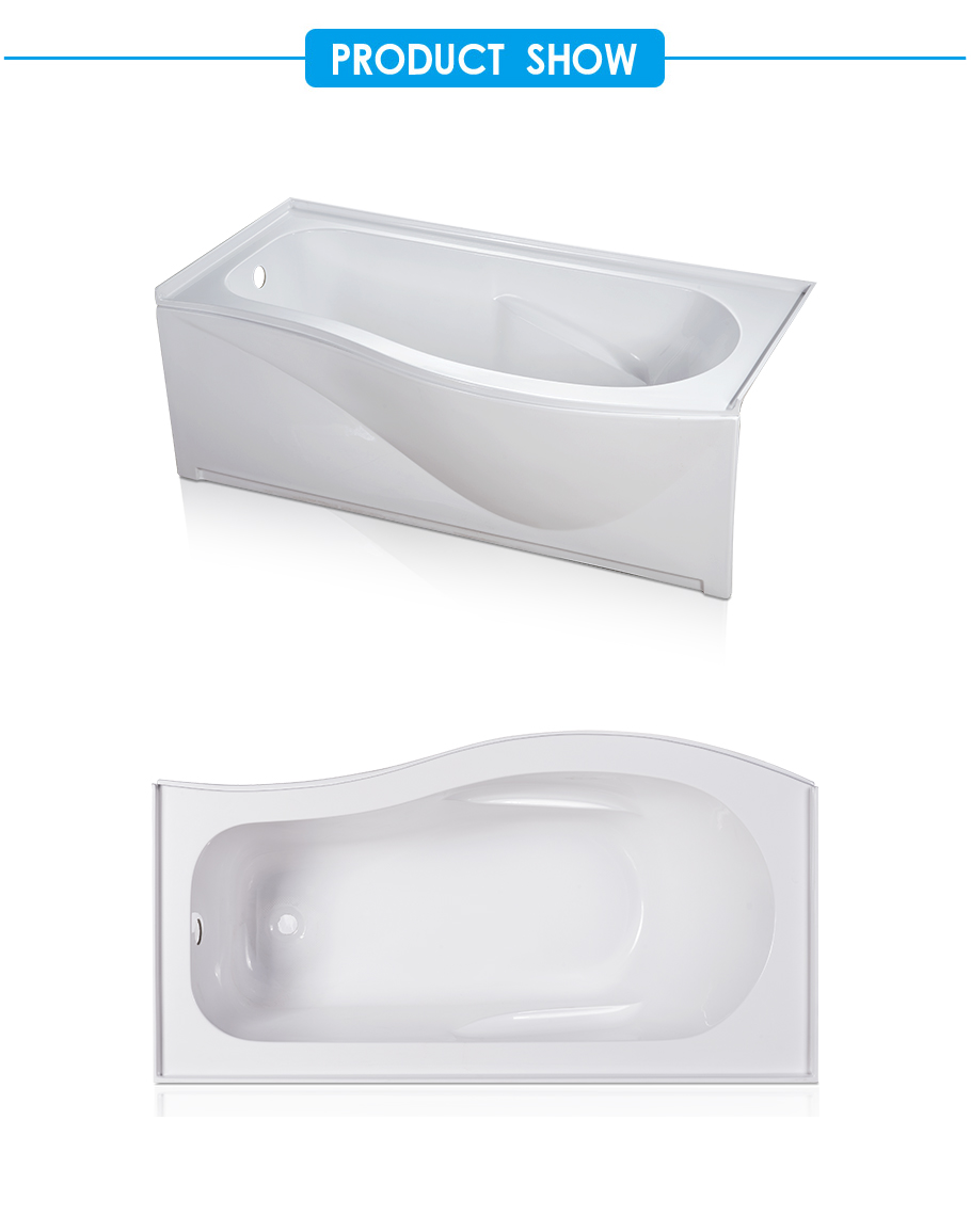 Submerge Built-in Soaking Tub in White