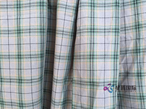 Woven Twill Cotton Shirt Fabric