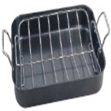 Non-Stick Carbon Steel Roaster Pan with Rack