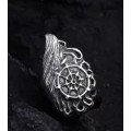 "Inner Peace" Hand-Crafted Silver Pendant