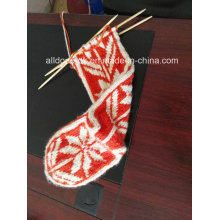 Hand Knitted alta joelho Boot Socks Mulheres New Classics Design