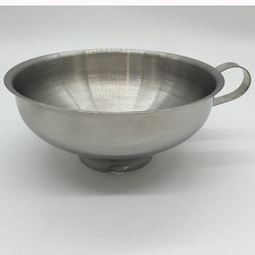 Stainless Steel Jam Funnel with Handle Wide-Mouth