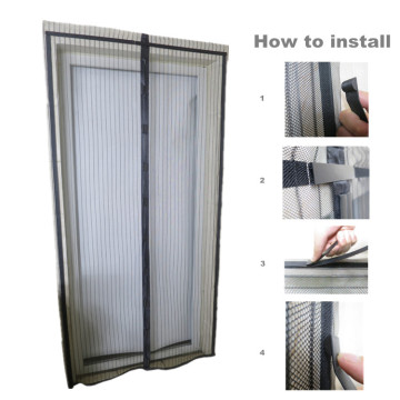 Polyester Magnet Insect Screen Curtain