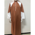 Vestido Maxi Islâmico Masculino Árabe Muçulmano Kaftan Jalabiya