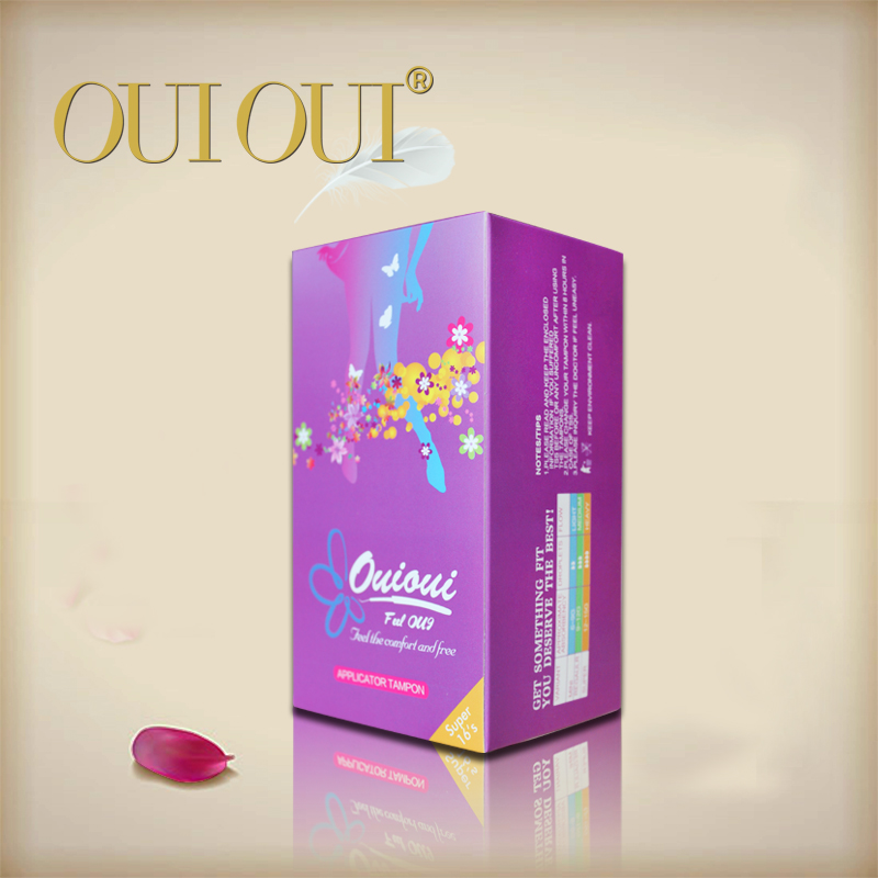 Organic coton digital tampons without chemicals