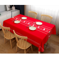 Popular Christmas style Waterproof tablecloth