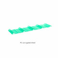 Customized Size Polycarbonate Corrugated Board