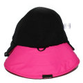 Rose Red PU Rain Hat /Rain Cap/Raincoat for Adult