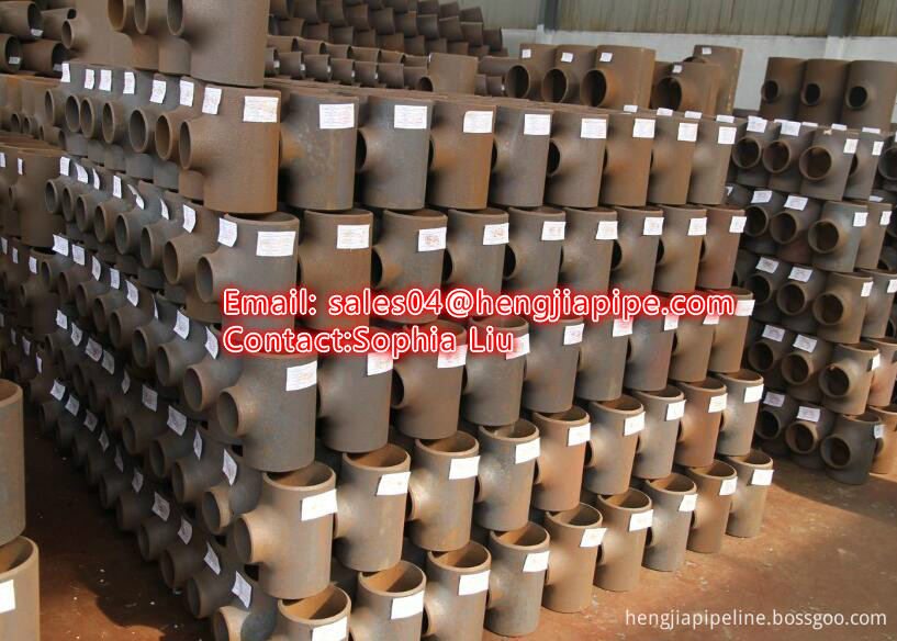 carbon steel reducing pipe tee