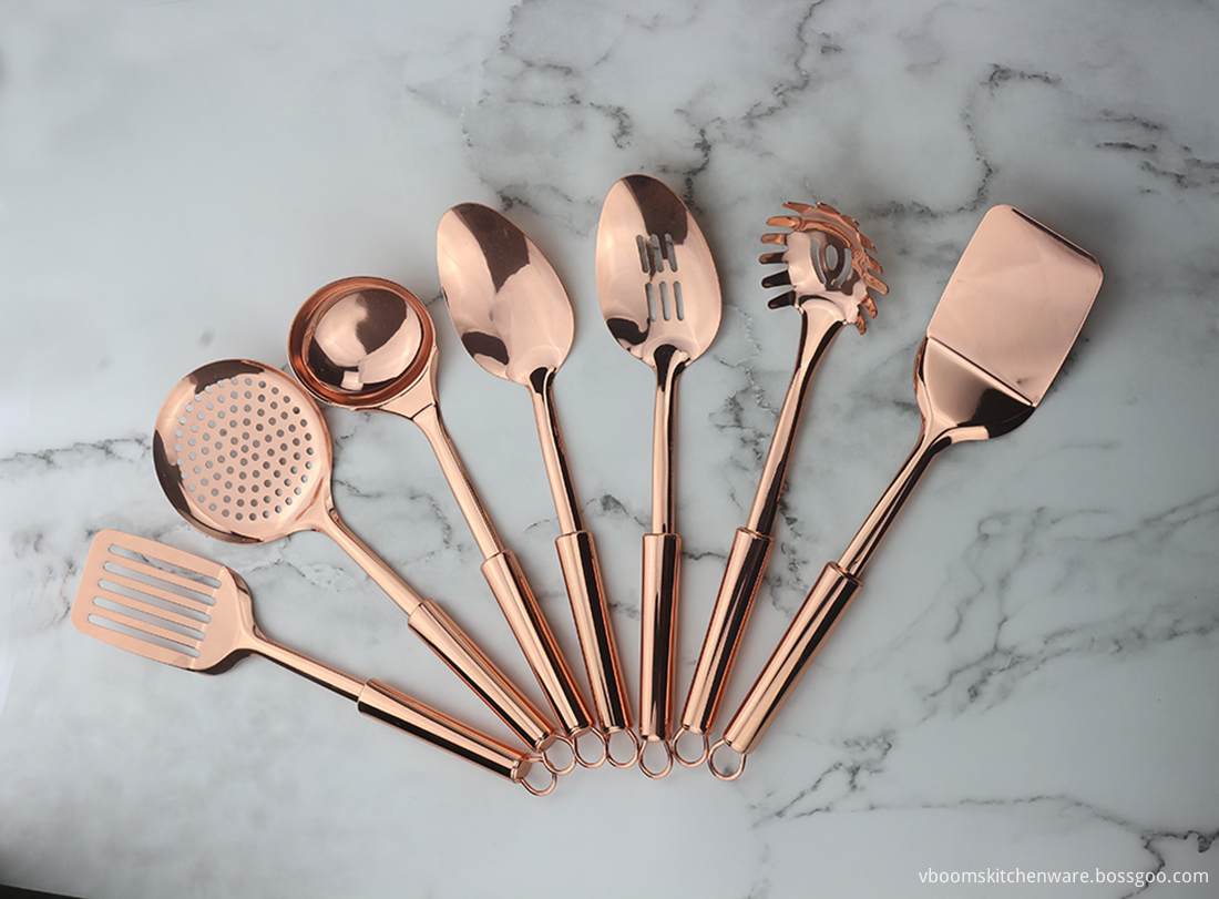 Copper Kitchen Utensils Set