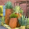 Украшения сталелистые горшки Corten Steel Planter Potss